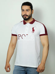 White With Maroon Polo Ravup Outfits