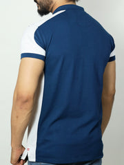 Prussian Blue With White Porshe Polo Ravup Outfits