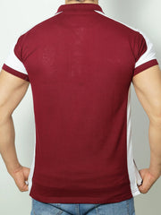 Maroon With White Porshè Polo Ravup Outfits