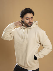 PULLOVER HOODIE-Beige Ravup Outfits