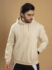 PULLOVER HOODIE-Beige Ravup Outfits