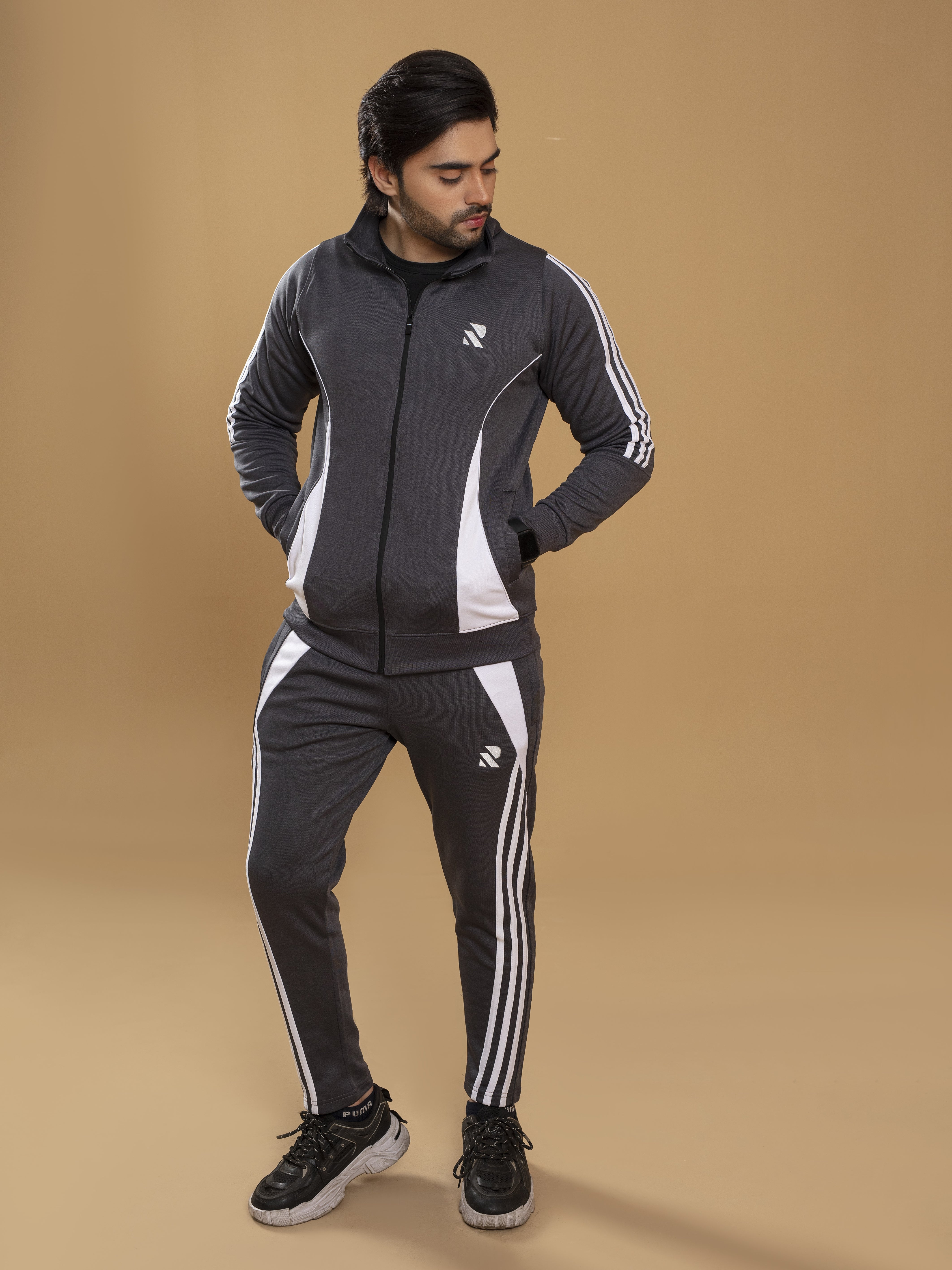 Ravup Classic Grey Tracksuit Ravup Outfits